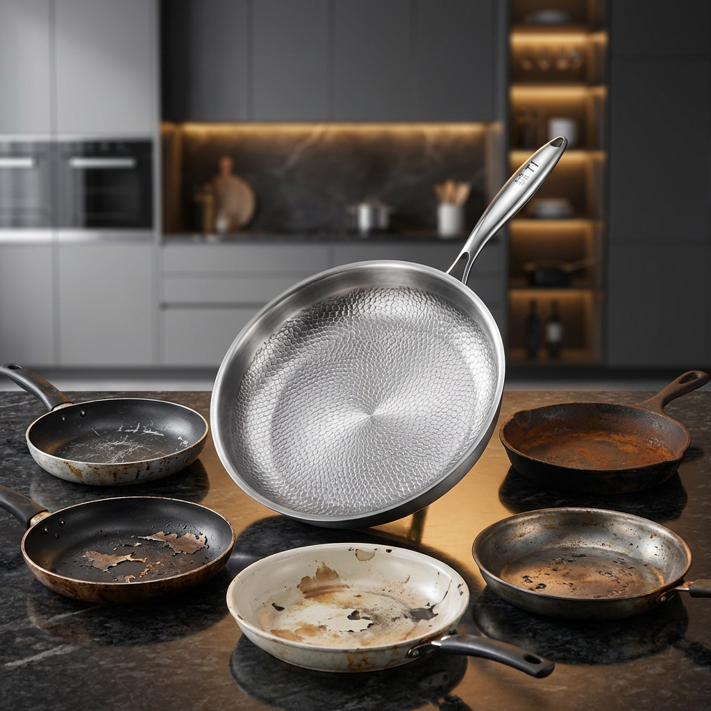 מחבת טיטניום | titanium pan